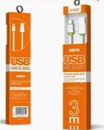CABO KAIDI USB IPHONE 3MTS KD-330A