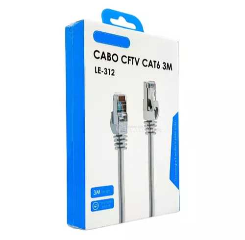 CABO DE REDE 3 METROS CAT6 IT-BLUE LE-312