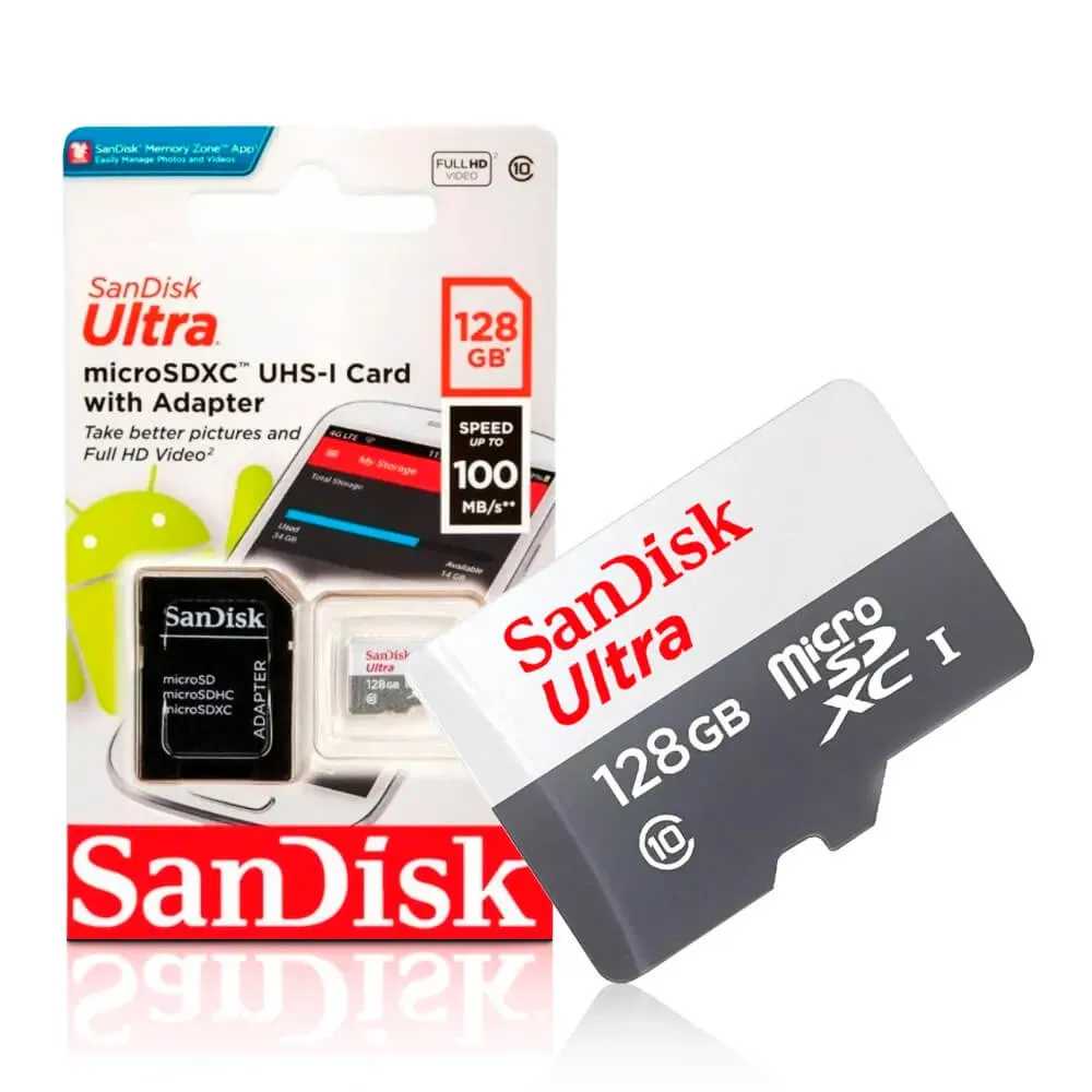 CARTÃO DE MEMÓRIA SANDISK 128GB