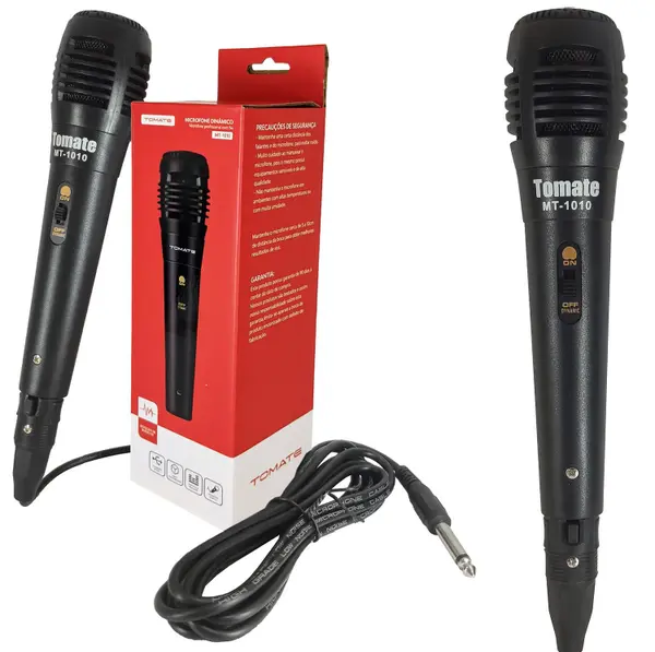 MICROFONE COM FIO TOMATE MT-1010