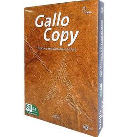 PAPEL BOND A4 GALLO COPY 80GR