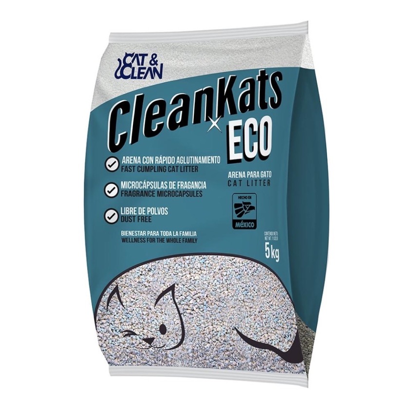 Arena para gato Clean Kats Eco 5 kg