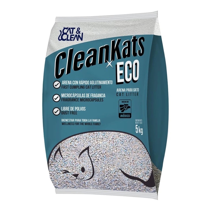 Arena para gato Clean Kats Eco 20 kg