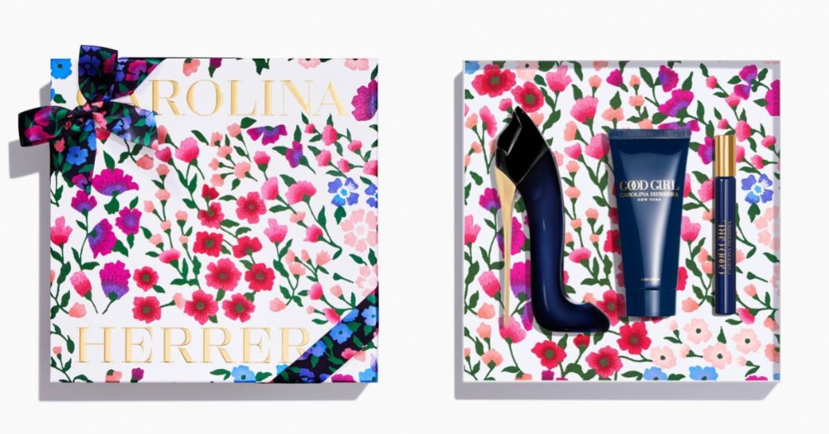 Kit Good Girl Carolina Herrera Eau De Parfum Perfume Feminino - 80ML + Loção Corporal 100ML + Tamanho Viagem 10ML