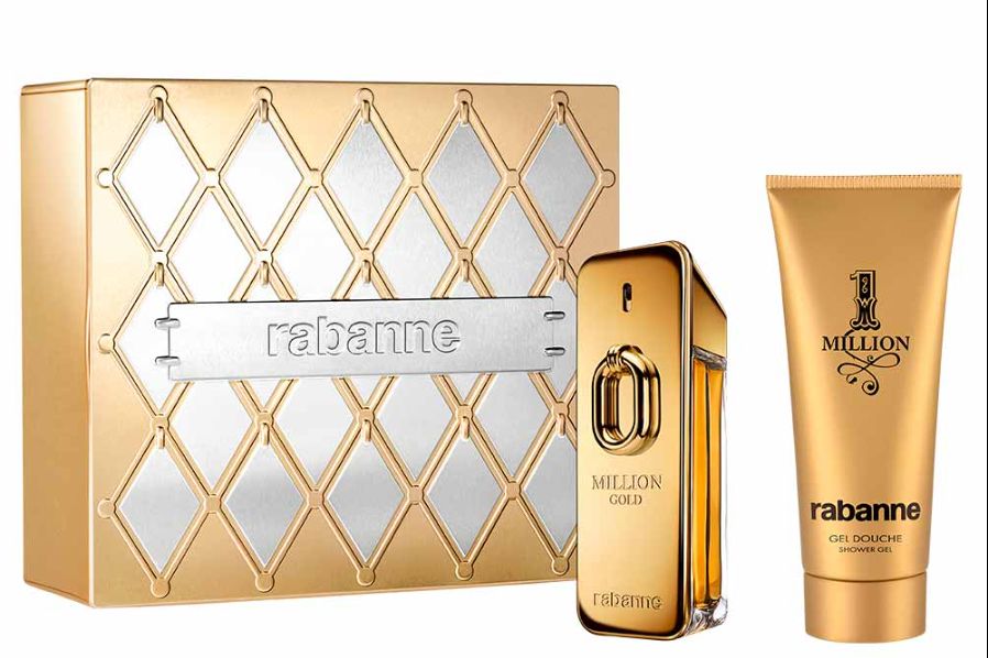 Kit Million Gold Rabanne Eau de Parfum Intense - Perfume Masculino 100ml + Shower Gel 100ml