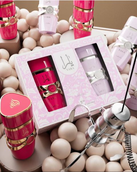 Kit Yara Lattafa Eau de Parfum + Yara Candy Lattafa - Perfume Feminino 100ml