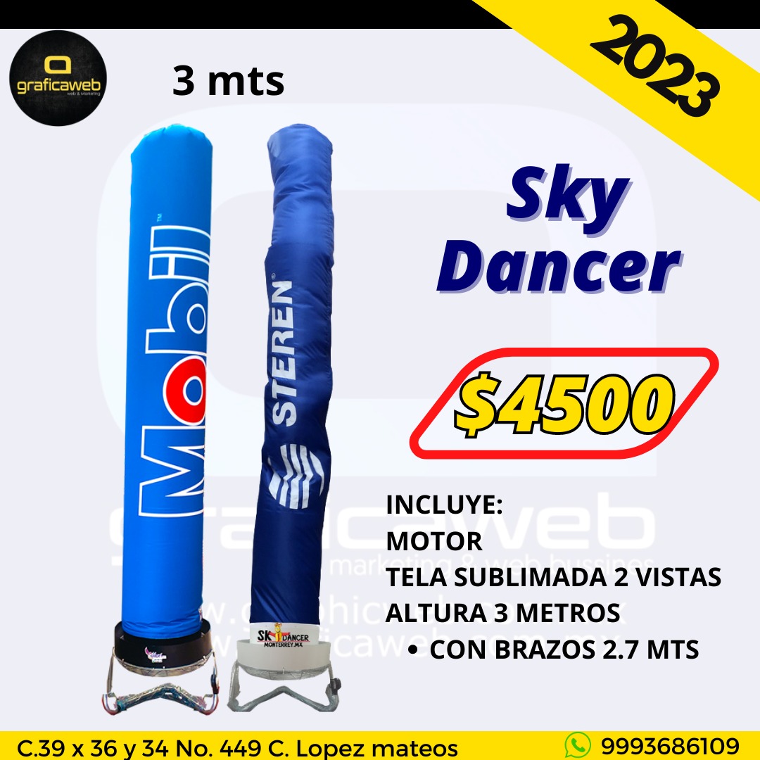 Sky Dancer con motoventilador