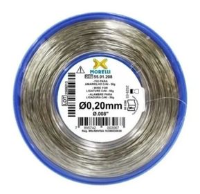 ALAMBRE P/LIGADURA 0.20mm-0.08" (60M) - MORELLI