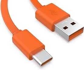 cabo firewire 5m usb-c laranja Sincronização Usb