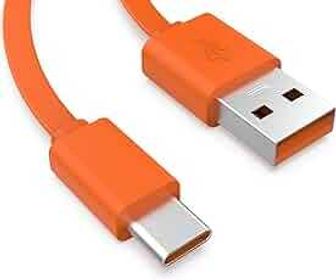 cabo firewire 5m usb-c laranja Sincronização Usb