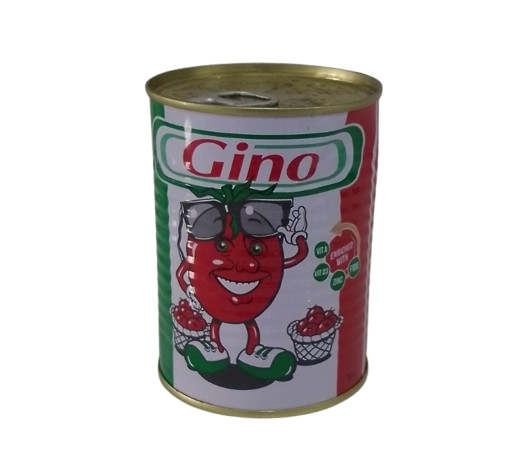 Gino Tomato Paste - 210g Tin — red
