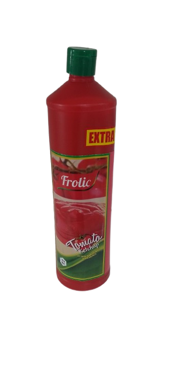 Frolic Tomato Ketchup - 1kg Bottle — brown