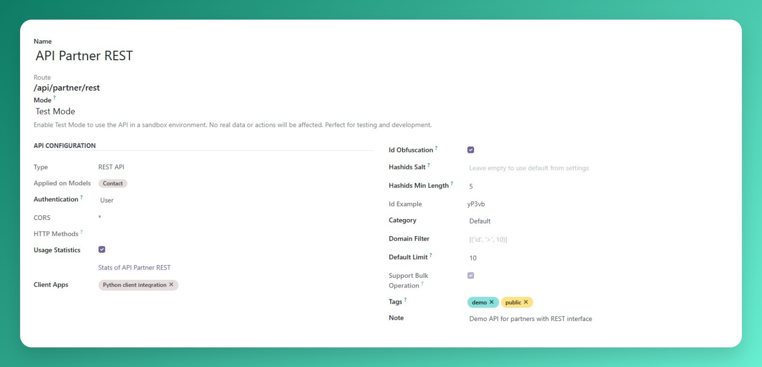 Secure API Screenshot