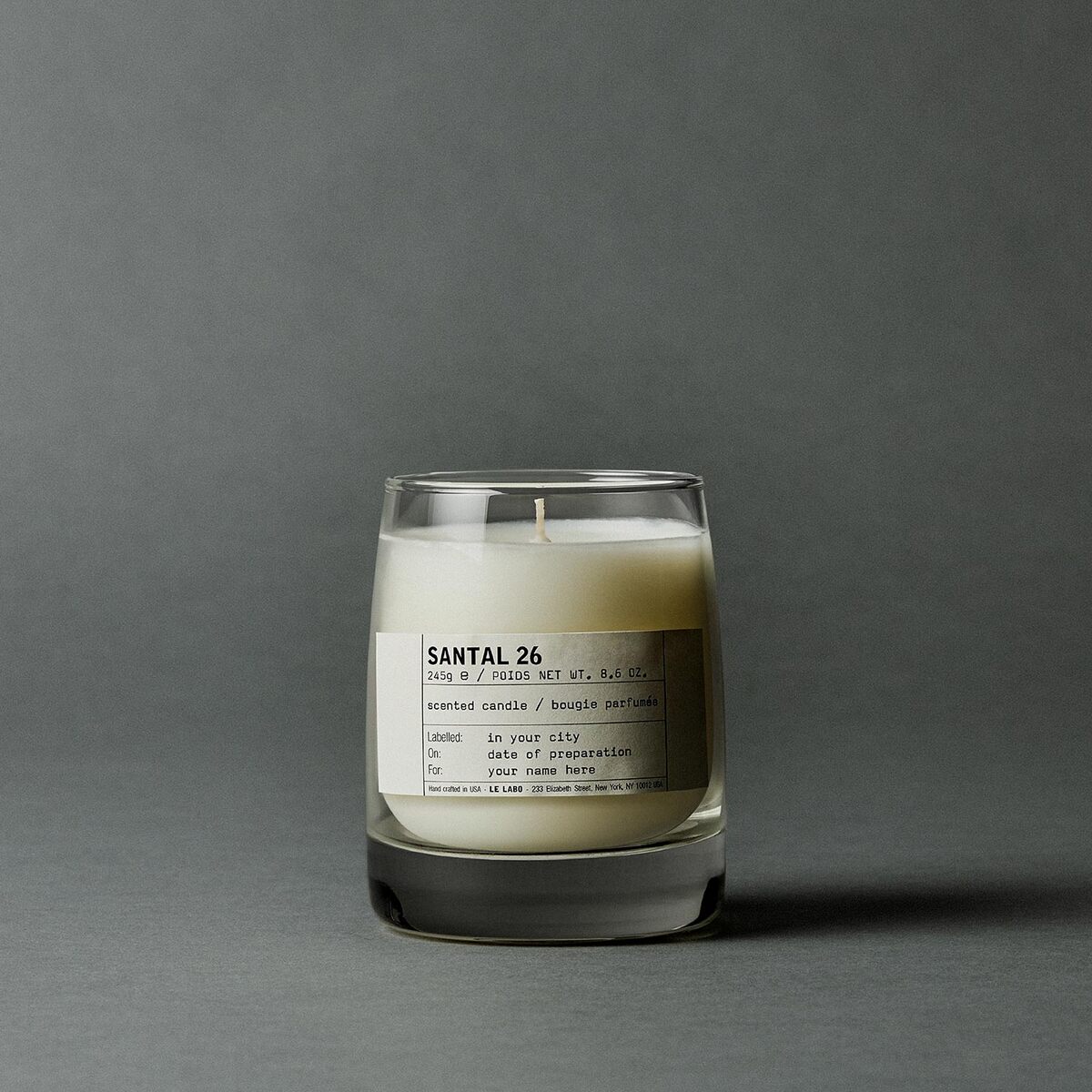 Le Labo サンタル 26 クラシック キャンドル