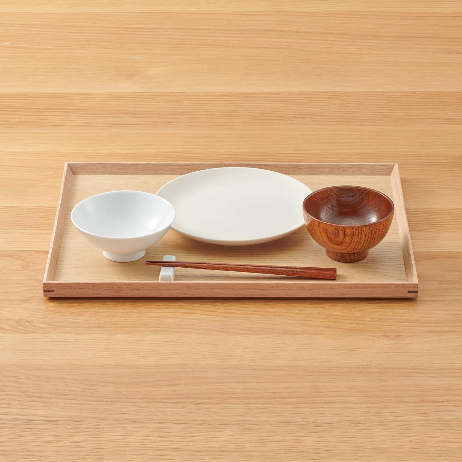 無印良品 木製 角型トレー