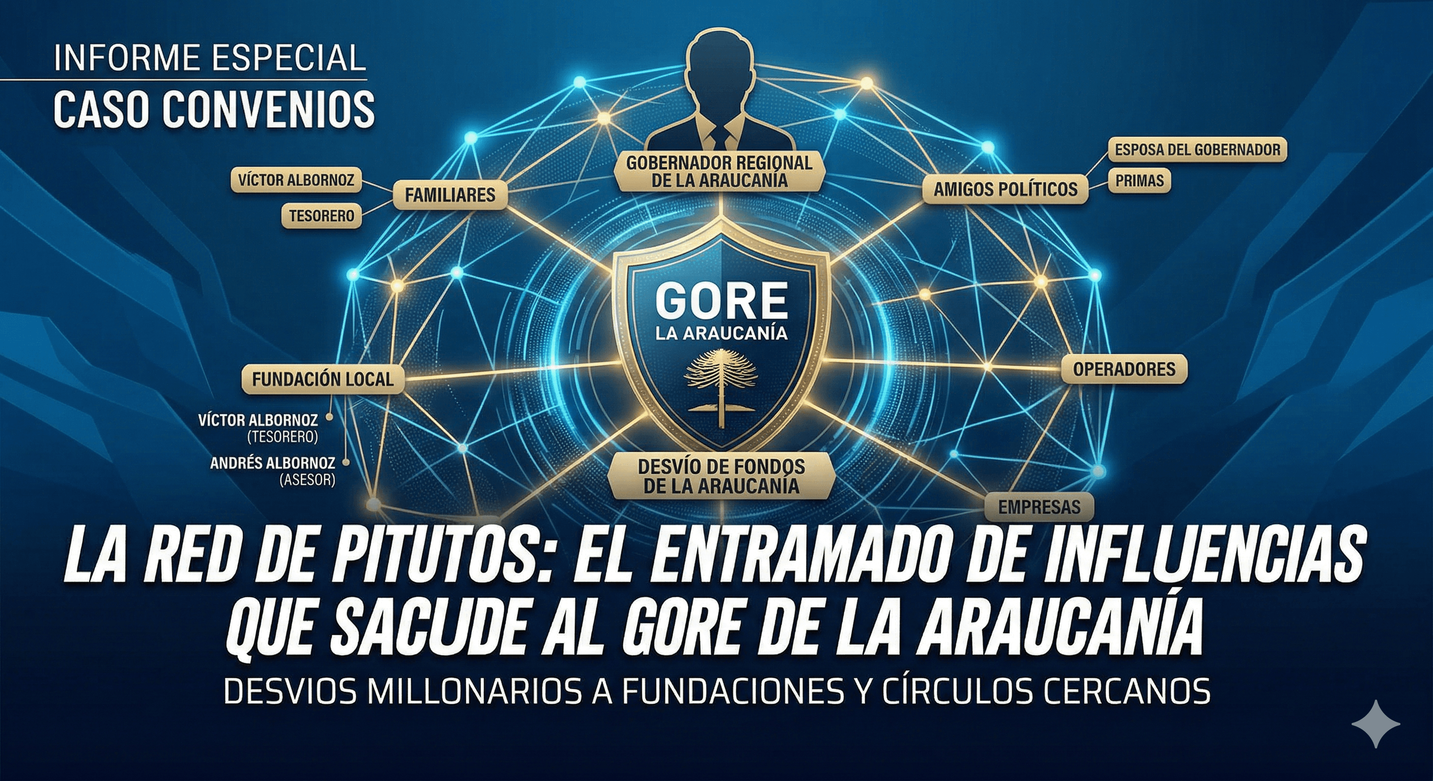La "Red de Pitutos": El entramado de influencias que sacude al GORE de La Araucanía