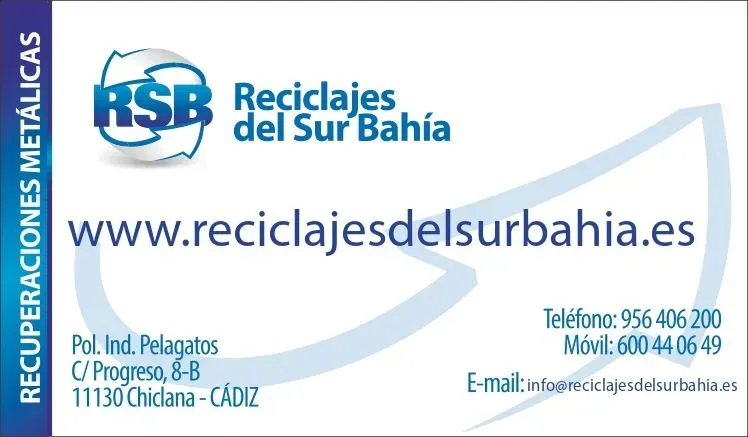 Reciclajes del Sur Bahía chatarra Baja de vehículos