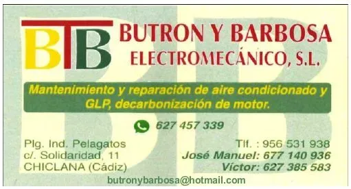 BTB TALLER BUTRON Y BARBOSA ELECTROMECANICO REPARACION VEHICULOS COCHES DESCARBONIZACION DEL MOTOR