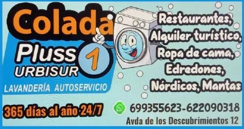 Colada pluss Lavandería limpieza
