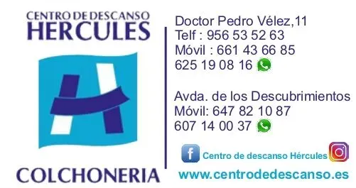 Centro de Descanso Hércules Colchones colchonería Canapés Almohadas Camas Articuladas Textil