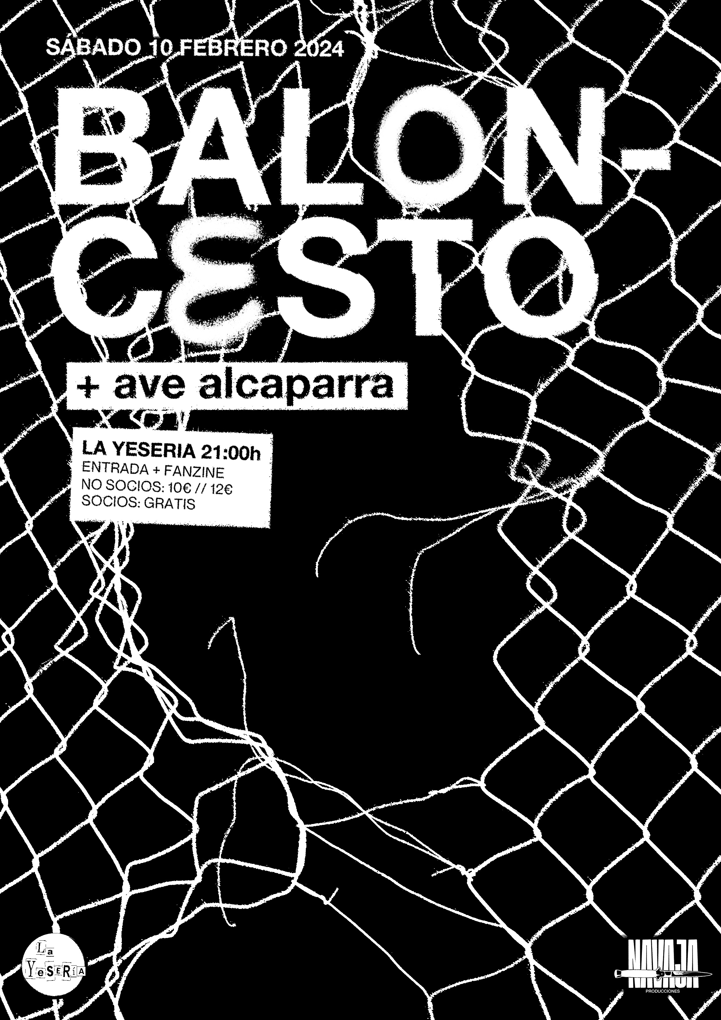 Cartel de Baloncesto + Ave Alcaparra