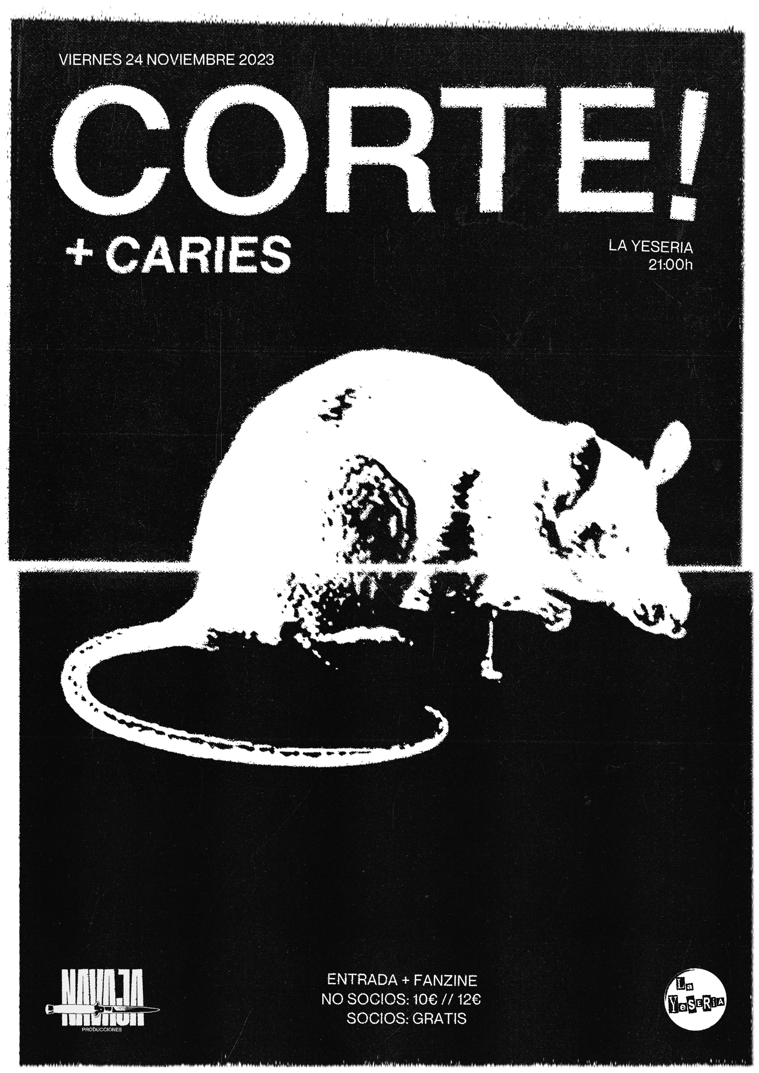 Cartel de Corte + Caries