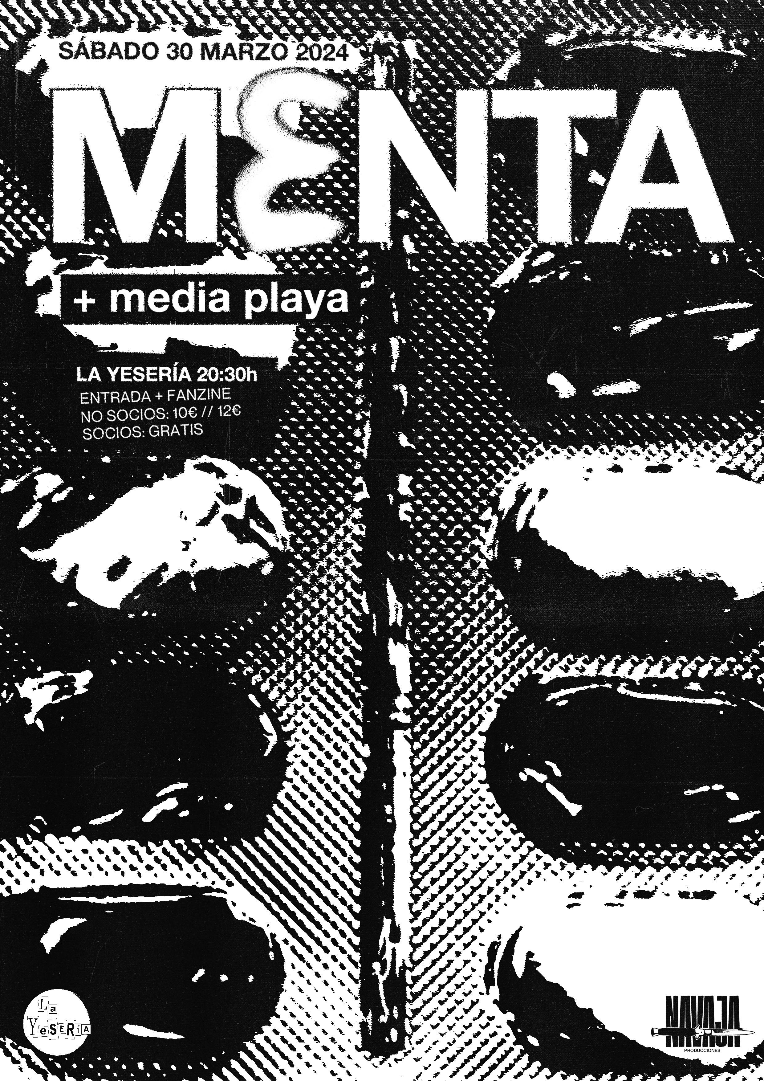 Cartel de Menta + Media Playa