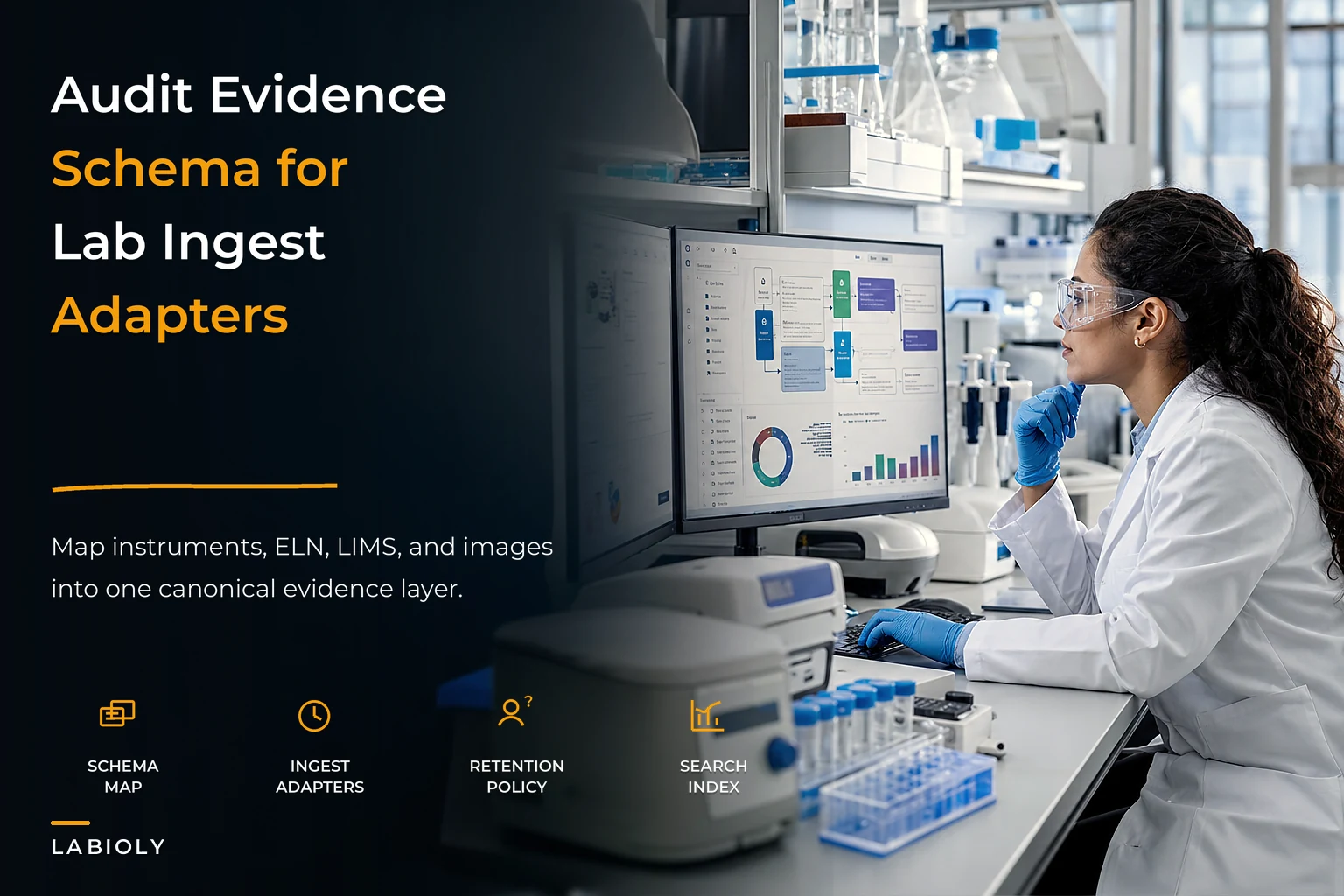 Design a Canonical Audit-Evidence Architecture for Labs: Schemas, Ingest Adapters and Retention Patterns