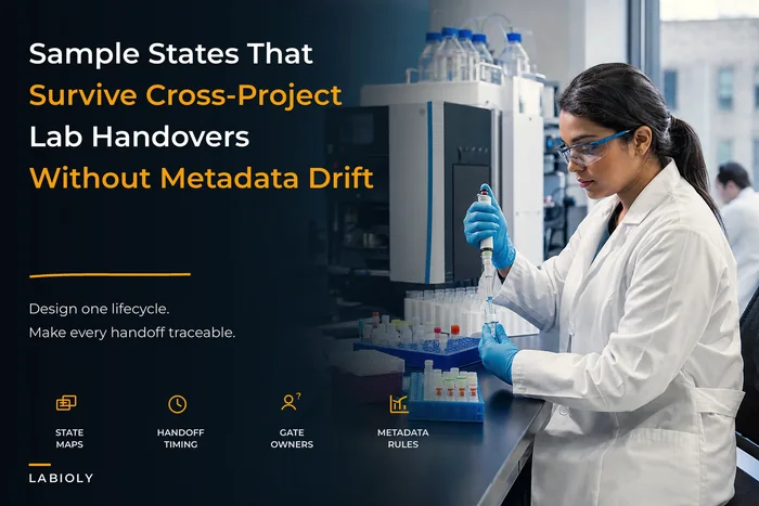 Designing an End-to-End Sample Lifecycle for Multi-Project Labs: State Maps, Handoffs and Metadata Standards