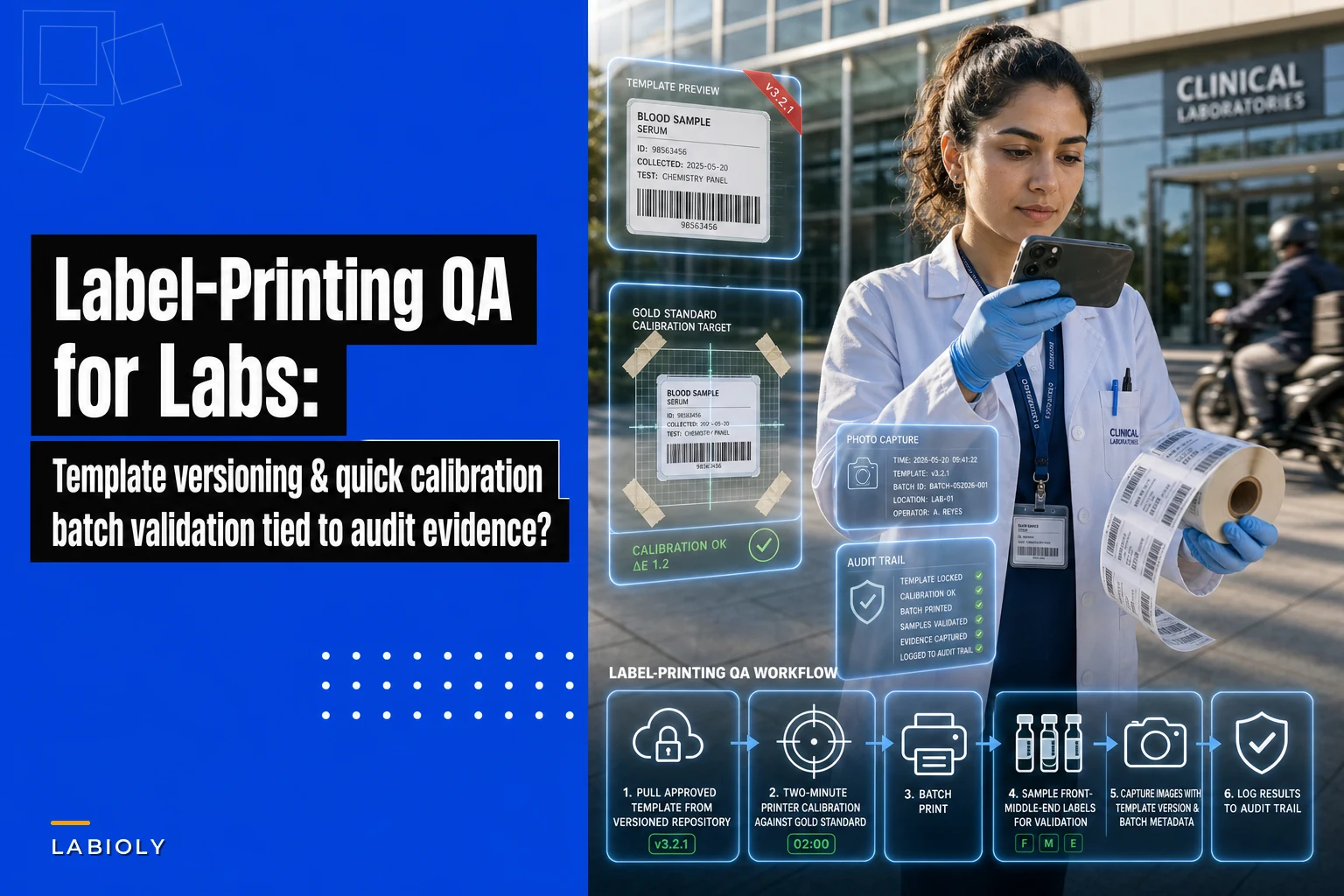 Label-Printing QA for Labs: Template Versioning, Quick Calibration Checks and Batch Validation