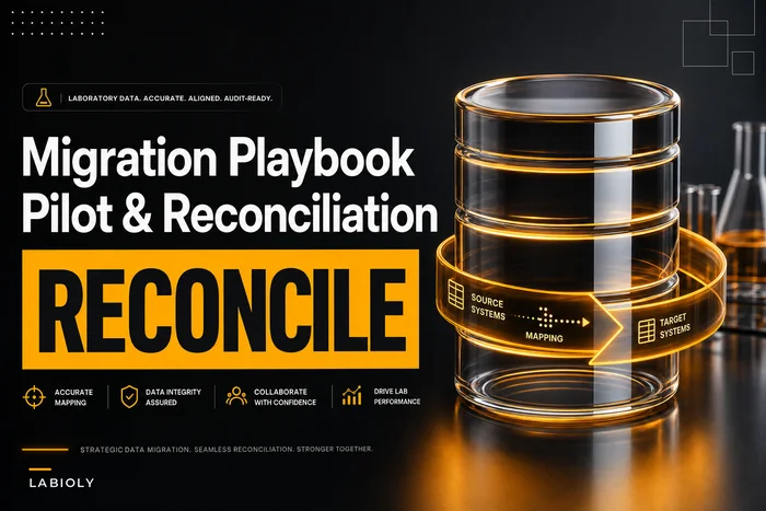 LIMS Migration Playbook: Pilot, Canonical Field-Mapping and Reconciliation Tests