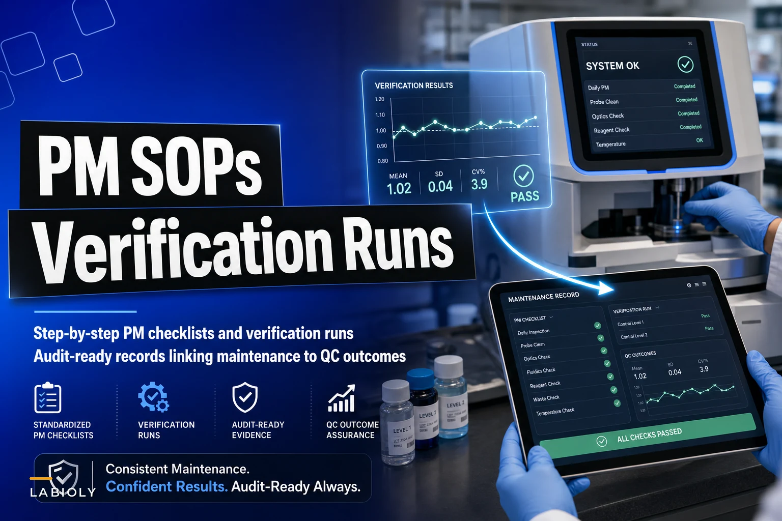 Mistakes Labs Make in Instrument PM: An SOP with Verification Runs and Audit-Ready Evidence