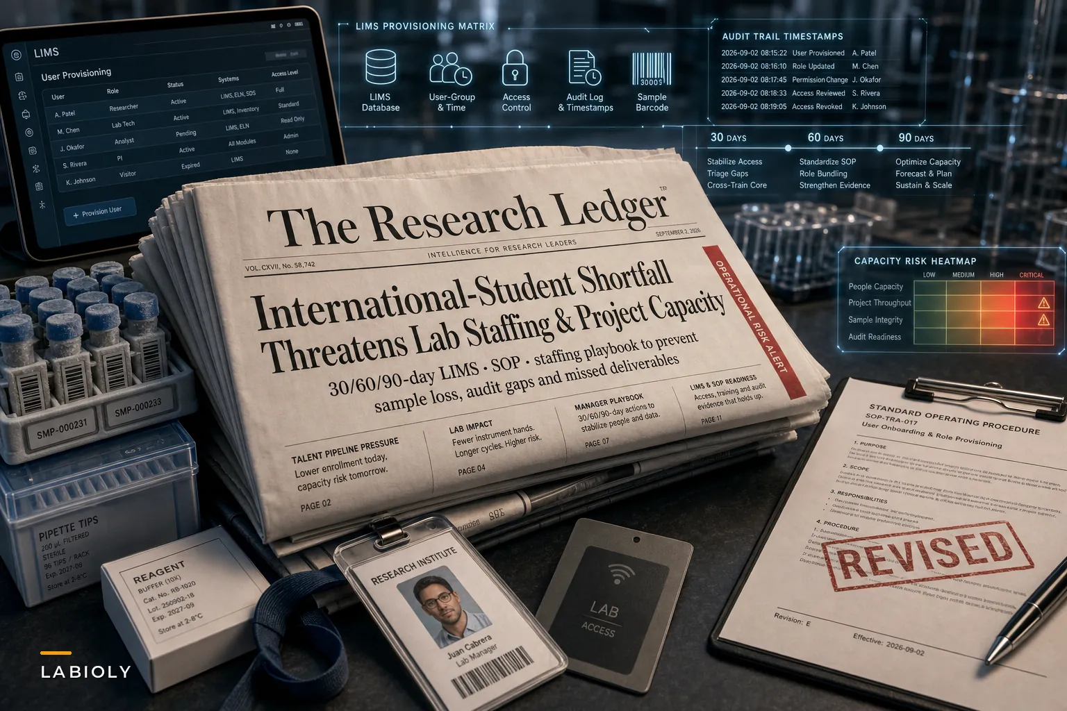 Preparing Labs for an International‑Student Shortfall: Staffing, SOP and LIMS Steps Lab Managers Need Now