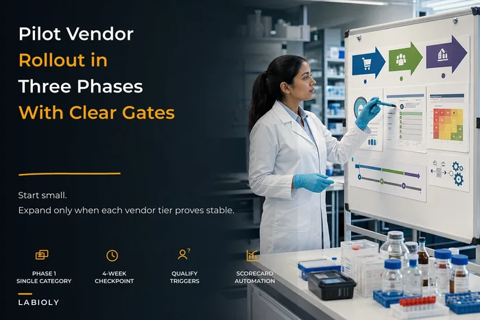 Procurement and Vendor Governance for Critical Lab Supplies: SLA, Critical-Spare and Risk-Based Scorecards