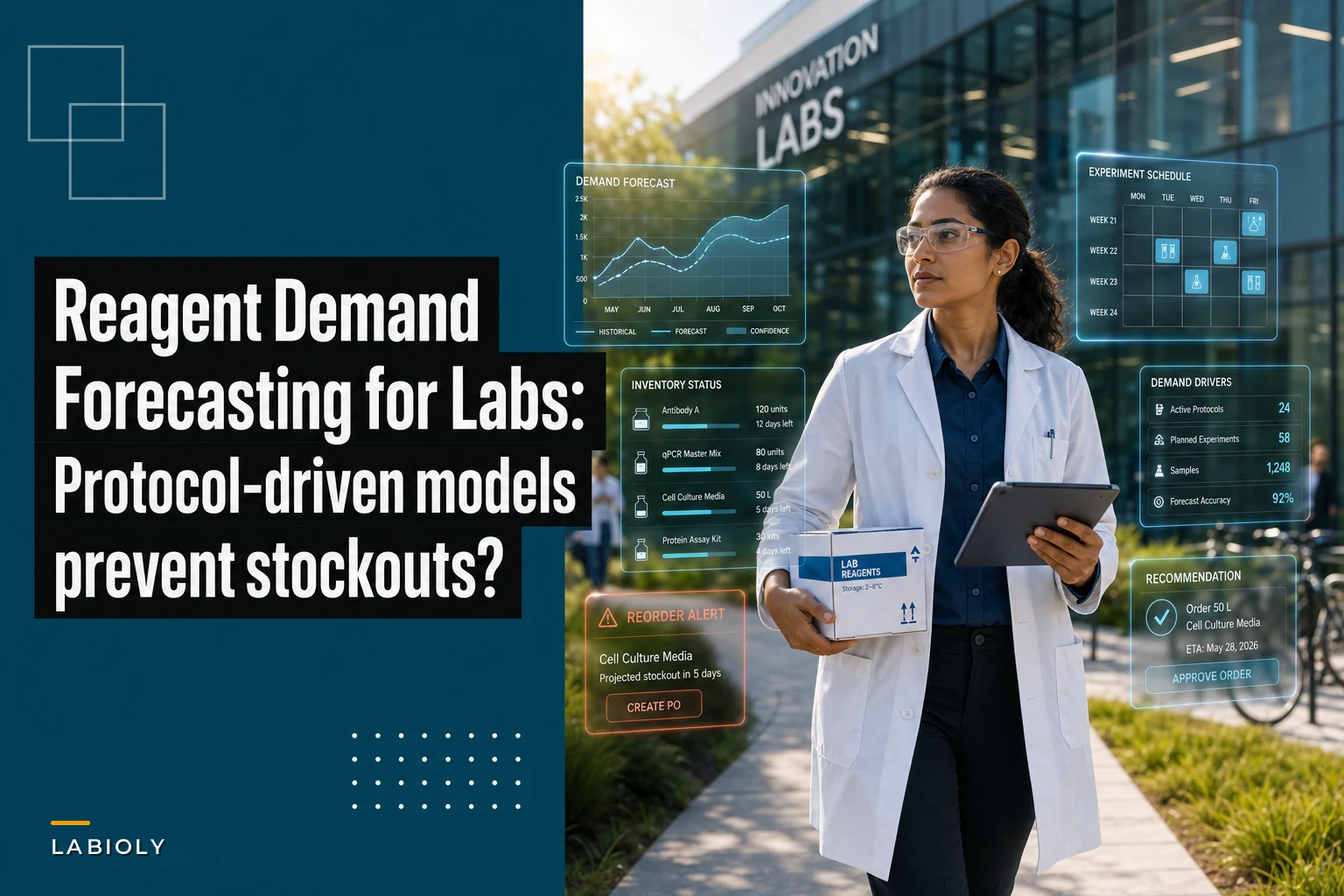Reagent Demand Forecasting for Research Labs: Protocol-Driven Models to Prevent Stockouts