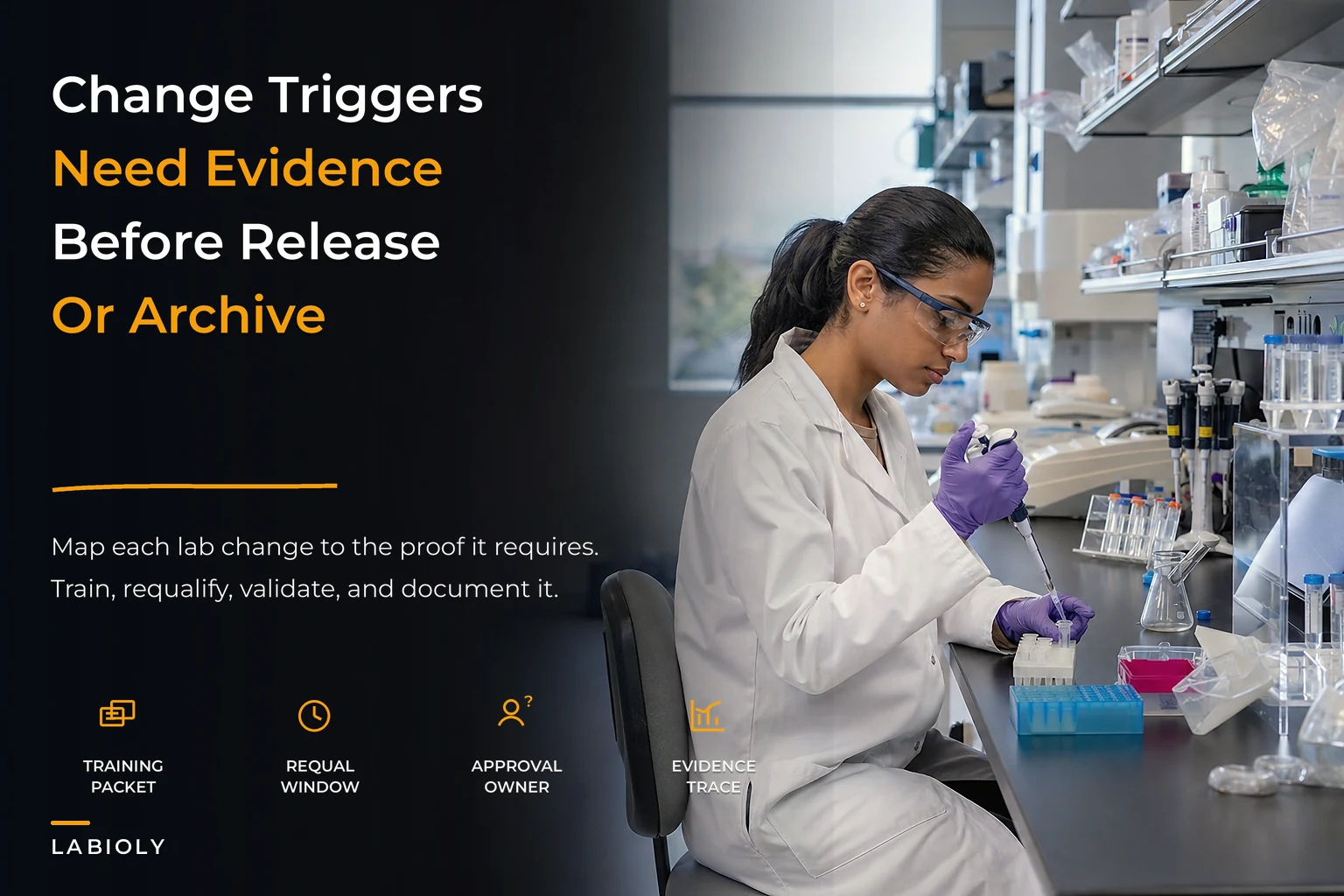SOP Change Control for Labs: Map Change Triggers to Required Evidence and Approval Bundles