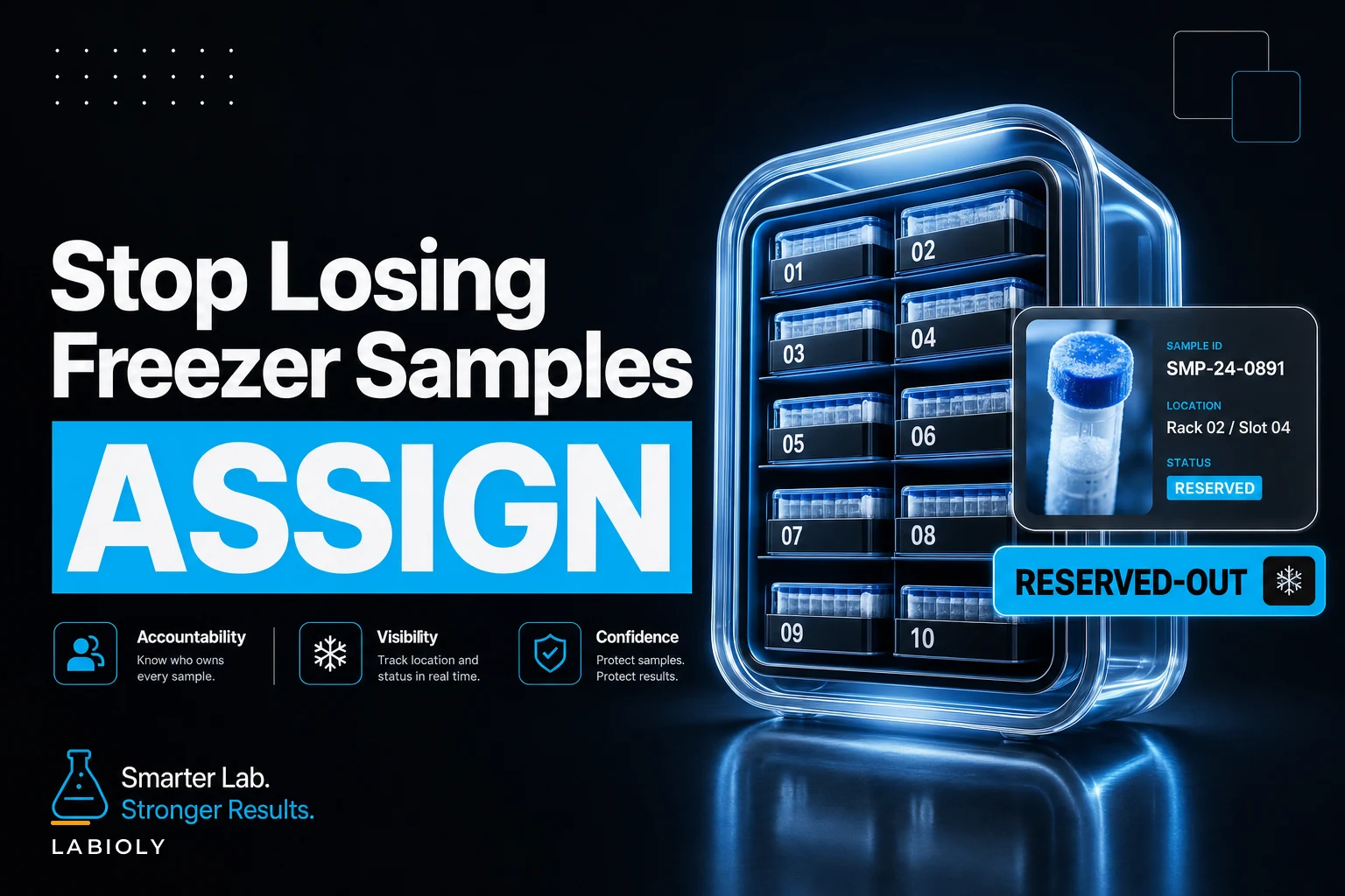 Stop Losing Samples in Shared Freezers: Rack-Mapping SOP, Assignment Algorithm and Photo Templates