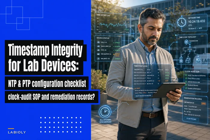 Timestamp Integrity for Lab Devices: NTP/PTP Checklist, Clock-Audit SOP and Remediation Records