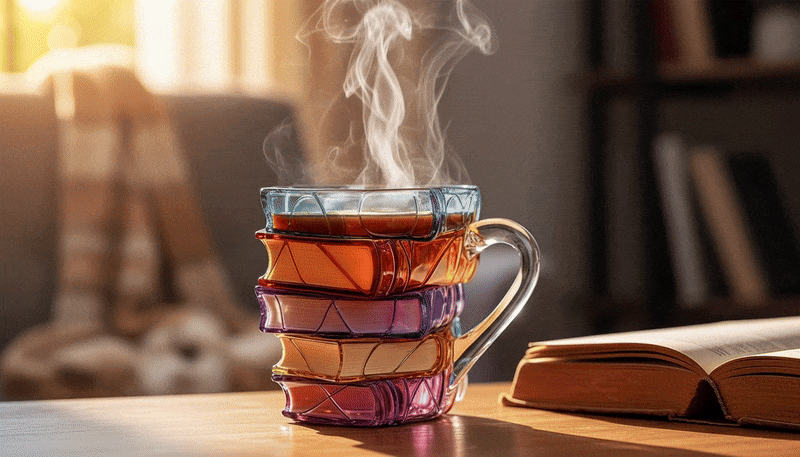 NovelSip - The Handcrafted Glass Mug Every Book Lover Is Obsessed With