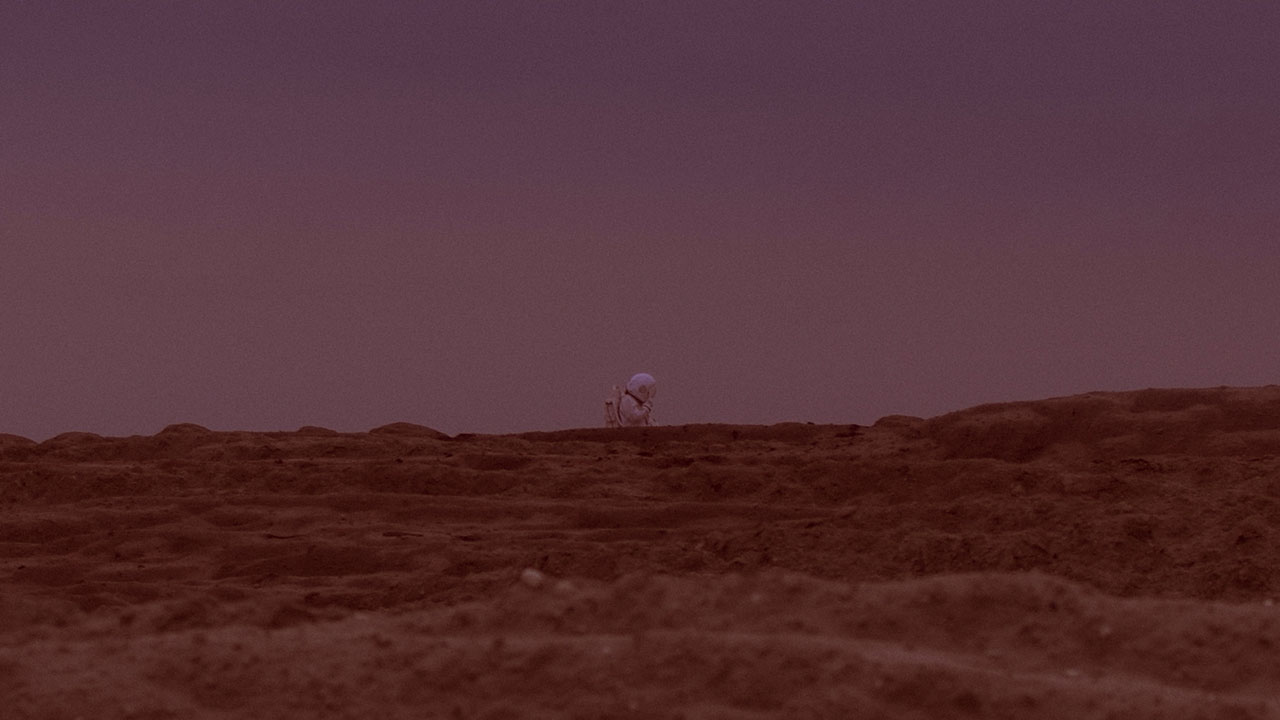 First Pole on Mars