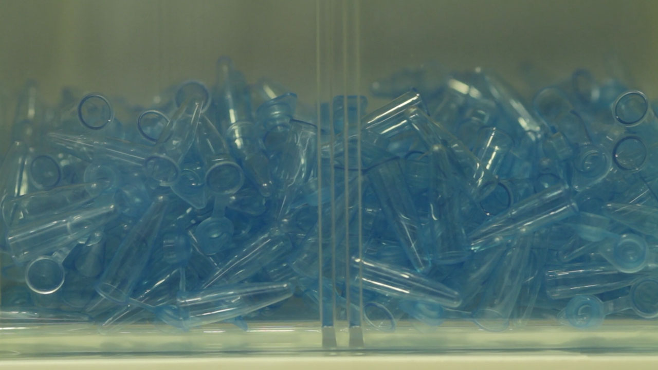 A Haphazard Pile of Micro-Centrifuge Tube
