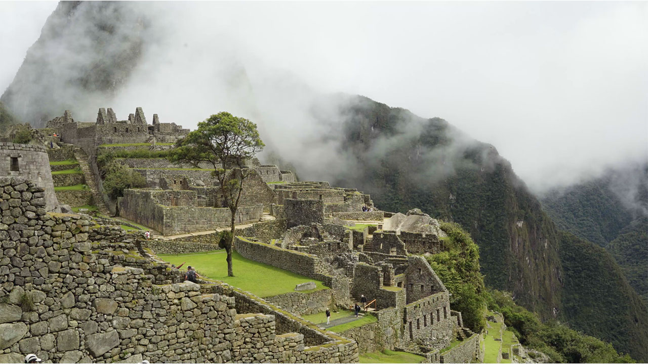Machu Picchu, an Incan citadel