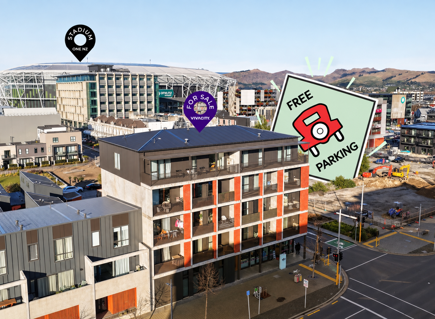 Free Parking - City Living - Main Photo