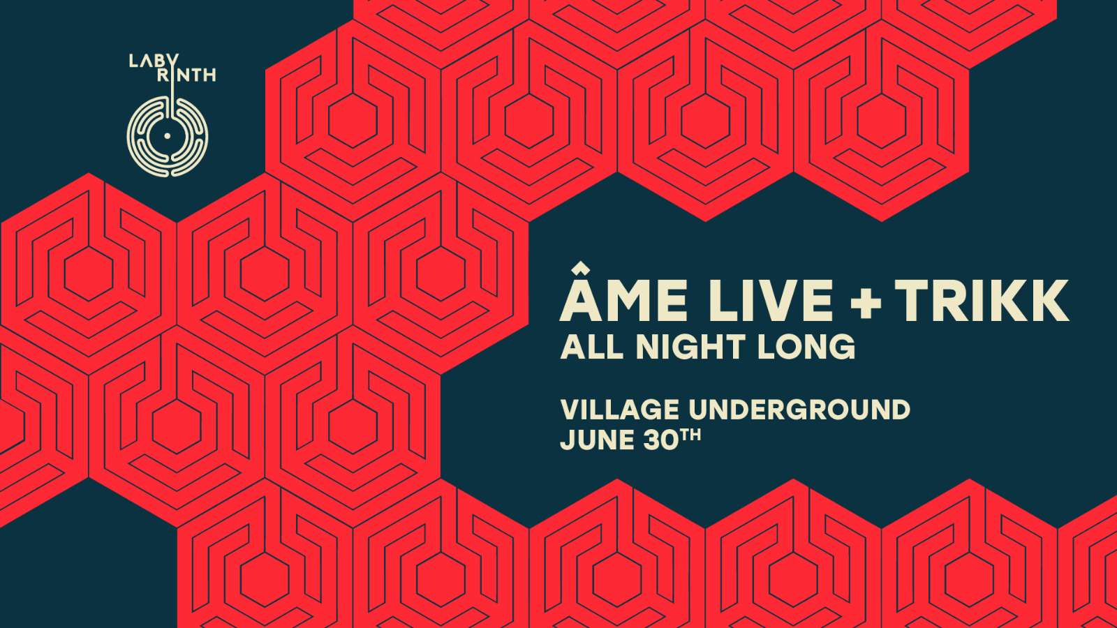 Âme live + Trikk All Night Long - Village Underground - 30 Jun 2023