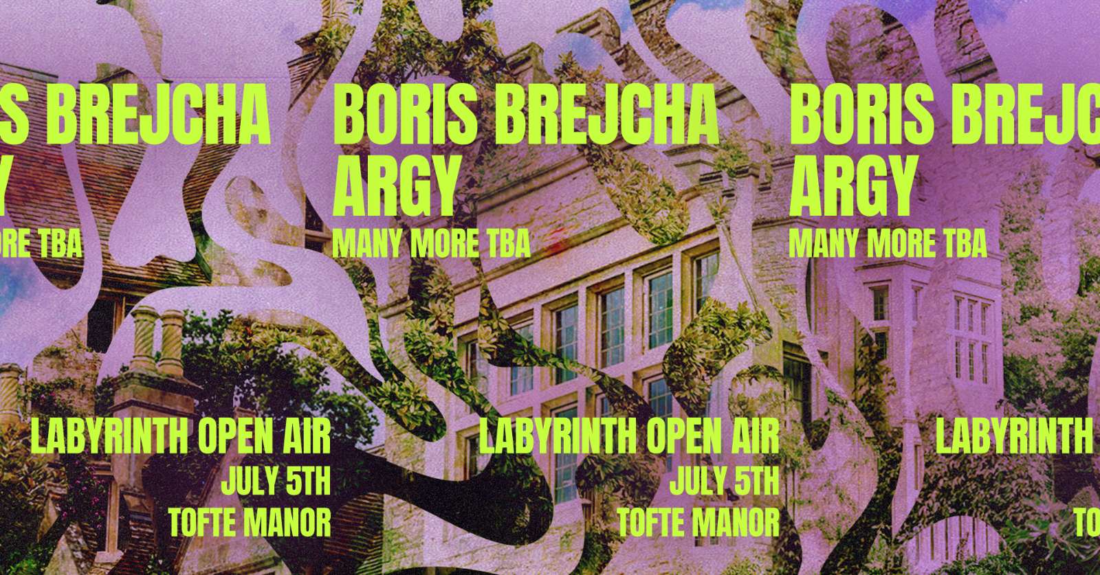 05.07 Boris Brejcha & Argy at Tofte Manor TICKETS