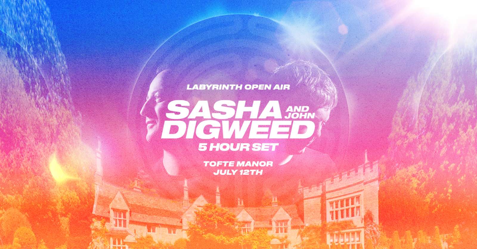 Sasha & John Digweed 5 hour set at Tofte Manor  - Tofte Manor - 12 Jul 2025