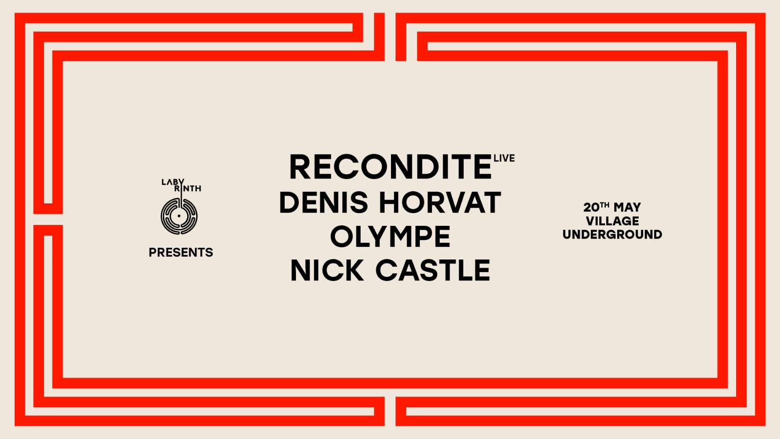 Recondite live, Denis Horvat & Olympe at Village Underground 