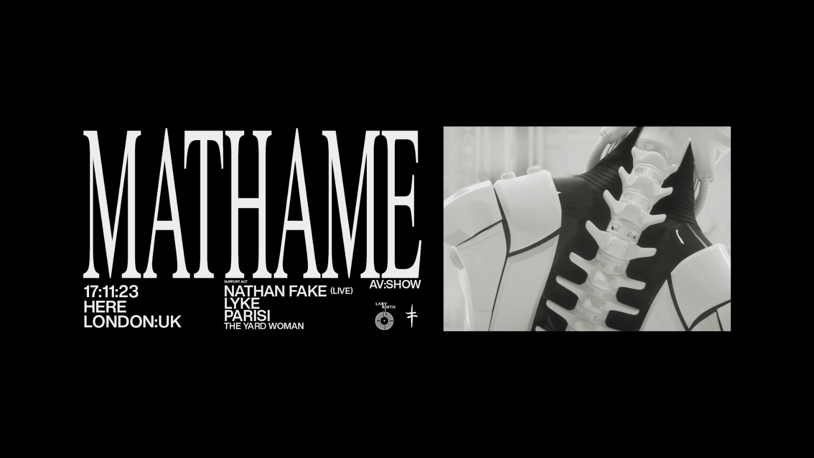 MATHAME AV Show at HERE  - HERE - 17 Nov 2023