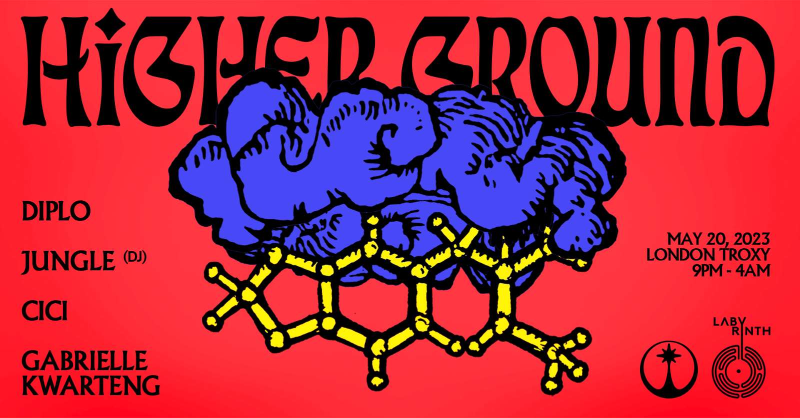 Diplo presents Higher Ground London - Troxy - 20 May 2023