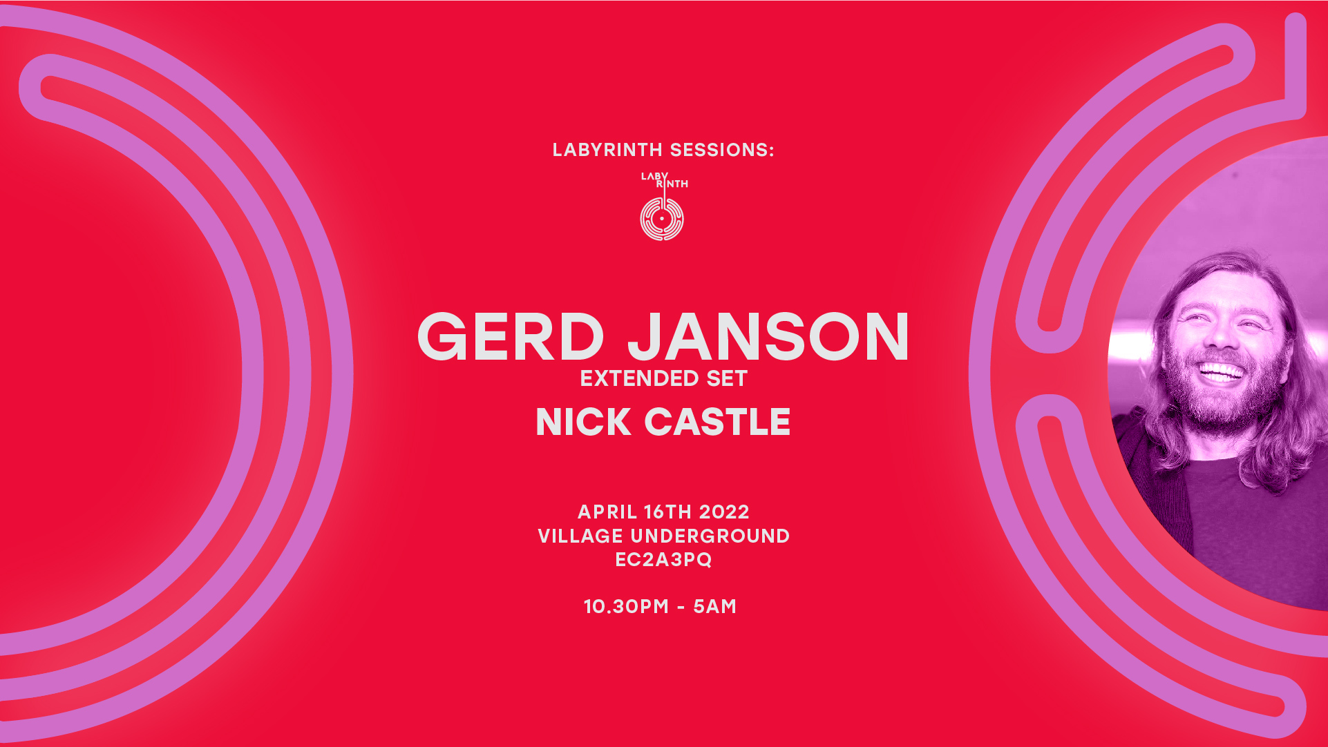 Gerd Janson Extended Set  - Village Underground - 16 Apr 2022